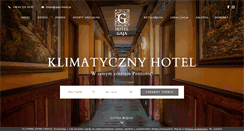 Desktop Screenshot of gaja-hotel.pl